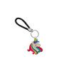 Llavero creativo de cuerda trenzada con unicornio fluorescente de Amazon. Ideas de regalos pequeños con llaveros creativos.