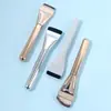 Brocha de base de un solo trazo ultra delgada transfronteriza, cabeza plana, corrector sin costuras, no absorbe polvo, brocha de maquillaje para mascarilla, herramientas de belleza