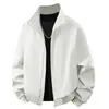 Tops Americanos Transfronterizos Chaqueta Casual de Cuello Alto para Hombre Primavera y Otoño Estilo Coreano Chaqueta Holgada para Hombre Chaqueta de Moda de Talla Grande para Hombre