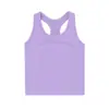 Regata Esportiva Feminina com Bojo Fixo Costas em I para Corrida com Almofadas no Peito Roupa de Yoga Top Regata para Pilates Roupa de Treino Fitness