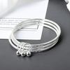 Explosiones de TikTok Pulsera Tres Vidas III para Mujer Caja de Regalo Flor Eterna Pulsera Tres Vidas III de Plata de Ley Regalo Tanabata
