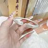 Pulsera de Plata Pura 9999 Paz y Alegría Accesorios Lujo Accesible Nicho Joyería de Plata Esterlina Estilo Chino para Novia Regalo de Cumpleaños