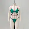Biquíni tomara que caia liso sem alças, maiô de duas peças sexy para mulheres, comércio exterior transfronteiriço, novo biquíni 2026