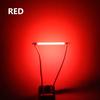Filamento LED cerámico 3V38mm lámpara de filamento de tungsteno cerámico 18.5mm26mm38mm54mm68mmCOB filamento duro