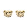 Pendientes de Zirconia Chapados en Oro de 18 Quilates para Mujer Aogu Suministro Transfronterizo Pendientes de Animales de Alta Venta en Instagram para Mujer Pendientes de Panda