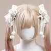 Outono Inverno Coração Floco de Neve Duplo Clipe Suave Fofo Bola de Pelo Rabo de Cavalo Acessórios de Cabelo Laço Pequeno Bico de Pato Clipe de Cabelo Feminino