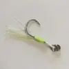 Anzuelo de hierro para pesca en el mar, alambre de acero luminoso, doble anzuelo, pesca en barco, pesca en el mar, doble zanja, alambre de acero, caballa, lubina