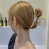 Clip de Alce Perla Clip Grande de Tiburón en la Parte Posterior de la Cabeza Clip para el Cabello para Mujer Recogido Estilo Francés Clip de Alta Gama Tocado
