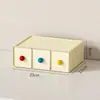 Cajón de almacenamiento de escritorio Dopamine, caja de clasificación de artículos diversos de escritorio de oficina, estante de almacenamiento pequeño para dormitorio de estudiantes