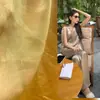Tela de Acetato de Terciopelo Plisada a Mano, Material de Satén de Acetato de Imitación, Suave y con Buena Caída, Camisa de Vestir de Moda, Tela Étnica Dai