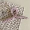 Novo Estilo Coreano Gold Label Cross Grab Clip Mulheres Retro High-end Sense Hairpin Back of Head Hair Grab Internet Celebrity Elegant Shark Clip
