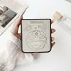 Funda de Dibujos Animados a la Moda para Xiaomi Mix Flip 2, Plegable, Nueva Textura de Cuero, Estilo Minimalista Ins, Protección Anti-Caídas