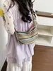 Bolso Tejido de Paja para Mujer Transfronterizo 2026 Nuevo Bolso de Hombro Cruzado de Moda Bolso Baguette Tejido Estilo Coreano de Moda Tendencia