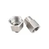 Conector de Rosca Interna de Aço Inoxidável 304 24 Soldado Tubo de Aço Passante Bico Rosca Interna Cabeça de Conexão Macho-Macho