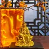 [En stock del fabricante] Zhao Gongming Dios Marcial de la Riqueza Aleación de Oro y Arena Adorno Tienda Feng Shui Regalo de Inauguración Mayoreo