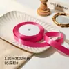 Venda direta do fabricante: Fita de cetim de poliéster com 1,2 cm de largura, fita para embrulho de presentes, acessórios para caixas de doces de casamento, fita decorativa