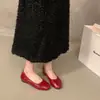 Zapatos planos bajos con lazo estilo francés, nuevos zapatos estilo ballet 2026, zapatos slip-on de nicho