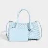 Bolsa Feminina Tecida à Mão Estilo Novo 2026, Bolsa de Ombro de Alta Qualidade, Bolsa Transversal, Bolsa Cesta Fashion de Grande Capacidade