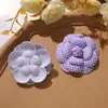 Tecido Estilo Coreano Menina Energética Xadrez Camélia DIY Prendedor de Rabo de Cavalo Acessório de Cabelo Broche Roupas Acessórios Florais