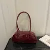 Color sólido transfronterizo casual gran capacidad PU principios de otoño simple nuevo diseño 2026 bandolera debajo del brazo bolsa de boliche