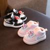 Tenis para bebé Tenis Invierno con forro polar 0-3 Años 1 Suela suave Antideslizante Zapatos de algodón doble para niños Zapatos para niño Zapatos para niños y niñas
