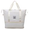 Bolsa de Viagem Grande Capacidade Bolsa Maternidade Bolsa de Mão Feminina Bolsa de Cosméticos Expansível Bolsa de Bagagem para Viagem de Negócios Bolsa de Mãe Conjunto de Duas Peças