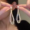 Pendientes Geométricos de Corazón con Goteo de Aceite de Aguja Plateada Pendientes de Flor Simples Coreanos Pendientes Elegantes de Moda Pendientes de Gama Alta para Mujeres