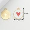 Fabricante de Accesorios de Joyería DIY de Flores en Stock, Accesorios de Colgantes Hechos a Mano en Forma de Corazón, Fabricante de Accesorios de Joyería DIY de Aleación