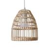 Lámpara de mimbre de lujo ligero pastoral americana personalizada para sala de estar, balcón, restaurante, pantalla de lámpara, bar, lámpara decorativa simple y creativa