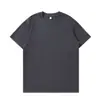 Camiseta de algodón 100% de color liso, cuello redondo, manga corta para mujer, nuevo estilo de verano, capa base versátil, venta al por mayor y envío transfronterizo