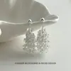 Pendientes de Borla de Racimo de Cristal Hechos a Mano Bosque de Luz Rota Super Hada, Geniales y Lujosos, Modernos, Elegantes, Pendientes Únicos
