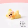 Galleta de Oso Estéreo Simulada Juguete de Comida Accesorios de Resina Casa de Muñecas Animal Diadema DIY Imán para Refrigerador Decoración de Escritorio