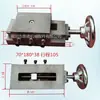 Macho e Fêmea Placa de Mopa Mesa Deslizante de Ferro Fundido Placa de Mopa Reta Haste Rosqueada Trilho Guia Linear Manivela Mesa Pequena Máquinas para Marcenaria Frete Grátis