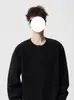 Camiseta Henley de Manga Larga para Hombre Estilo Americano de Alta Gama Primavera Otoño Nueva Ropa Interior Color Sólido Simple Holgada Capa Base Superior