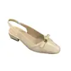 Sandalias Chuyuji de tacón grueso con puntera cerrada y lazo estilo francés, nuevos zapatos de moda para mujer primavera/verano, estilo commuter, de camelia, para combinar con faldas