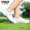 Zapatos de Golf PGM Tenis para Mujer Impermeables Transpirables Cordones de Dial Antideslizantes Zapatos Deportivos para Mujer Zapatos Blancos