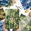 Wx-Camuflagem Verde Militar Azul Camuflagem Tema Sydney Papel 17g Papel de Embrulho à Prova de Umidade Doce Presente Papel de Cópia