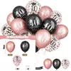 Conjunto de balões decorativos de festa com estampa de número de aniversário mais vendido internacional para decoração de cerimônia de 18º aniversário Balões