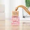 10ml Cubo de Agua Aromaterapia Colorida para Coche Botella Pequeña Recargable Botella Vacía de Aceite Esencial Botella Recargable de Perfume Colgante de Perfume