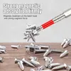 Conjunto S2 Vermelho Pontas de Chave de Fenda Phillips Magnéticas Fortes Alto Torque Antiderrapantes Cabeças de Chave de Fenda Universais Resistentes ao Desgaste