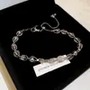 Pulsera de Cordón Redondo con Perlas Francesas y Circonita, Lujo Ligero, Sensación de Alta Gama, Sentido del Diseño, Joyería de Mano de Nicho para Mujeres