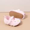 Zapatos de bebé princesa Mao Mao forrados de polar zapatos de bebé para gatear antideslizantes suela de goma suave BHF4220