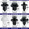 Fivela do saco 180PCS 6 tipos para o kit de clipe do para-choques do carro do Honda Civic Accord CR-V