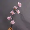 Flores de Magnolia Artificiales Transfronterizas de Amazon, Magnolia de Tacto Realista para Decoración de Bodas y Exhibición en el Hogar, Flores de Magnolia de Espuma Eva