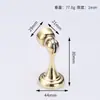 Aço inoxidável sucção de porta perfuração cozinha banheiro anti-ferrugem batente de porta sucção magnética forte porta sucção de piso quarto porta topo janela ferragens
