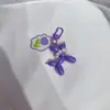 Chaveiro de Cachorro Balão com Contas da Moda Pingente para Chave de Carro Charme Fofo para Mochila Chaveiro Feminino Exquisito Pequeno Acessório