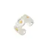 Pendientes Llamativos para el Verano ~ Exquisitos Pendientes Clásicos de Margarita, Pendientes de Anillo de Flor de Margarita Retro Set de Dos Piezas