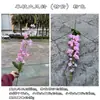 Novo Produto Transfronteiriço: Sino de Vento Artificial, Sino de Vento Grande Único, Decoração de Corredor de Casamento Lírio-do-Vale Branco, Decoração de Casa Flores Artificiais Atacado