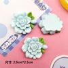 Rosa de jazmín artificial brillante, accesorios de resina para bricolaje, pegamento en crema, carcasa de teléfono móvil, tocado, horquilla, parche para taza de agua