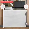 Barrera de puerta para niños puerta de habitación valla plegable retráctil poste protector de aislamiento para mascotas protección de hueco de escalera para bebé